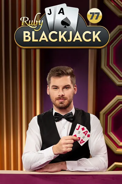Blackjack 77 Ruby live game cover